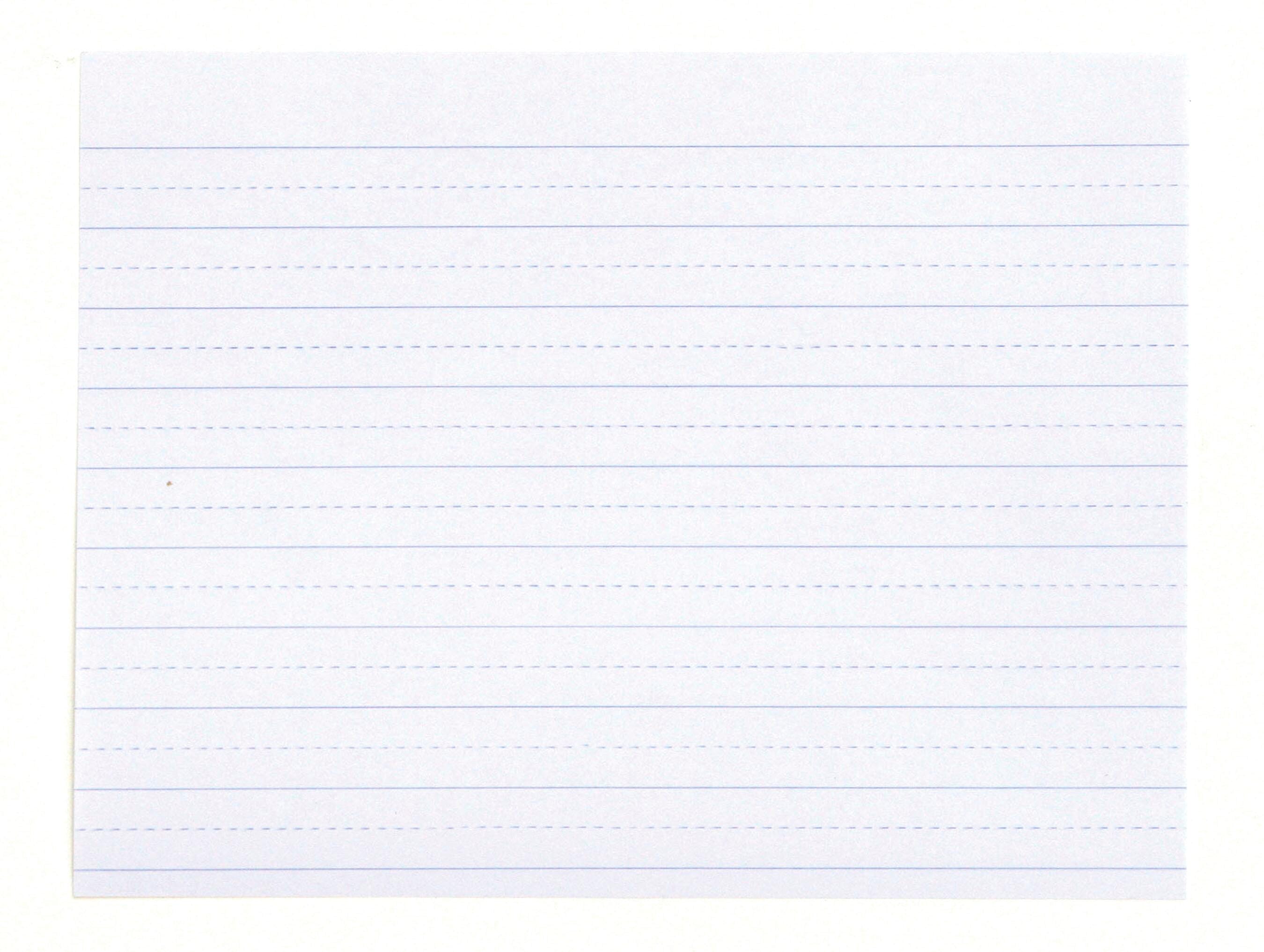 School Smart Lined Writing Paper, No Margin, 10-1/2 x 8 Inches, 500 Sheets 085439